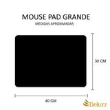 Mouse Pad Emborrachado Personalizado 40 X 30 Dinossauros