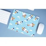 Mouse Pad Emborrachado Personalizado 40 X 30 Foguetes
