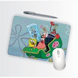 Mouse Pad Emborrachado Personalizado Turma Bob Naufrago