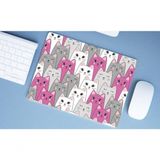 Mouse Pad Emborrachado Personalizado 40x30 Gatos