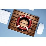 Mouse Pad Emborrachado Personalizado Grande Bóia Retrô