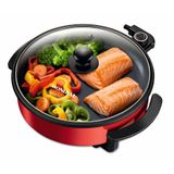 Panela Elétrica Mondial Multicook Red Pe-28 Panela Eletrica Grill-220v-vermelho