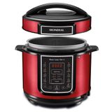 Panela De Pressão Elétrica Mondial Master Cooker Red Pe-39 Panela Elétrica Pressão-220v-vermelho/inox