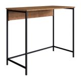 Mesa Escrivaninha Dobravel 90cm 27893 Vermont Preto Fosco