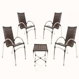 Conjunto Poltronas Para Varanda Edícula Jardim Preto