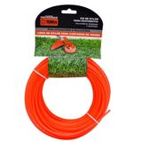 Fio De Nylon Quadrado P/ Aparador De Grama 3mm 100g Laranja