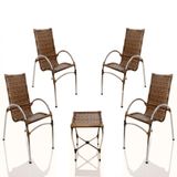 Conjunto Poltronas Para Varanda Edícula Jardim Capuccino