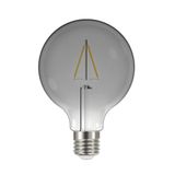 Lâmpada LED Filamento Vintage 3W Globo G95 Fumê Taschibra - caixa com 6 Unidade - 2200K