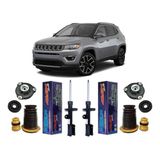 2 Amortecedor Kit Dianteiro Jeep Compass 2016 2017 2018 2019