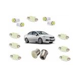 Kit Led&#39;s Fiat Linea 2008 Á 2016 Re Placa Teto Luvas Malas