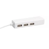 Adaptador Usb-c Com 3 Saída Usb3.0 Rj45 P Notebook Au 012