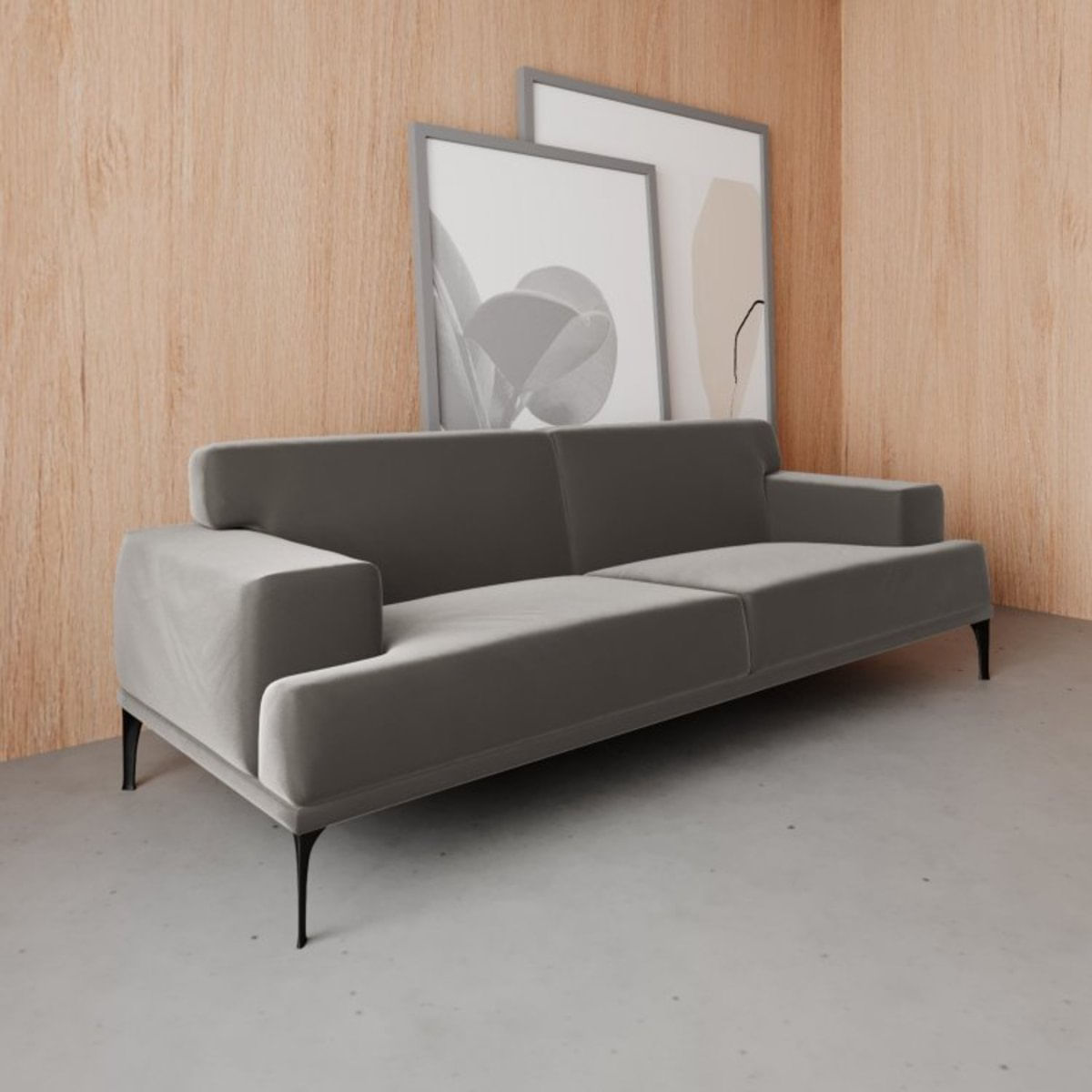 Sofá 4 Lugares Joy Neo Capuccino