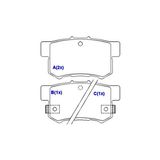 Pastilha Freio Traseira Syl 1258 New Civic 1.8 Accord ...