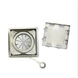 Ralo Oculto 10x10 Cm - Area Interna E Externa Inox 304