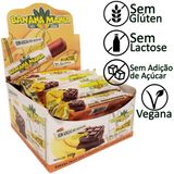 Bananinha Vegana Sem Açúcar Sem Glúten Sem Lactose 20x28g