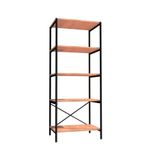 Armário Multiuso Trento 60cm 5 Prateleiras Estilo Industrial