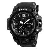 Relógio Masculino Skmei 1155 Esportivo Prova D'Água Preto Nf