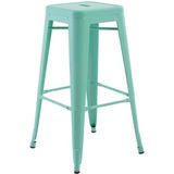 Banqueta Alta Aço Carbono Iron- Rivatti - Verde