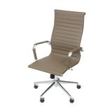 Cadeira Para Escritório Presidente Esteirinha Com Relax Corino 3301 Or Design Fendi