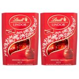 Bombom De Chocolate Suiço, Lindt Lindor, 2 Caixas De 37g