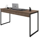 Mesa Para Escritorio 150x75 Cm 133160 Castanho Mobel Castanh