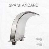 Cascata Para Spa Standart 17cm Em Aço Inox 304