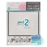 Kit 2 Bases De Corte 30x30 Brother Scanncut Sdx - Com Cola
