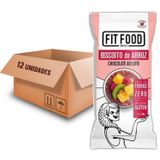 Biscoito De Arroz Com Chocolate Ao Leite Fit Food 60g (12x)