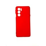 Capinha Veludo Silicone Vermelha Para Motorola Edge 30 Pro