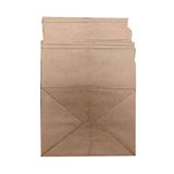 Saco De Papel Kraft Delivery 120g 25x22x30cm Pacote Com 100