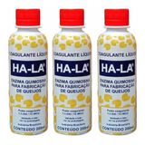 Kit Coalho Líquido Ha-la Coagulante Para Queijos 600ml