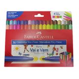 Canetinha Vai E Vem 36 Cores Faber Castell