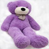 Urso Roxo Lilás Pelúcia Grande 140 Cm 1,4 Mts Para Presente