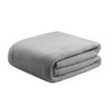 Cobertor Casal Premium 480gr/m² Soft Cinza Naturalle Fashion
