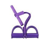 Elastico Extensor Academia Em Casa Abdominal Pilates Roxo