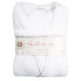 Roupão Microfibra Kimono Sofisticata Branco P