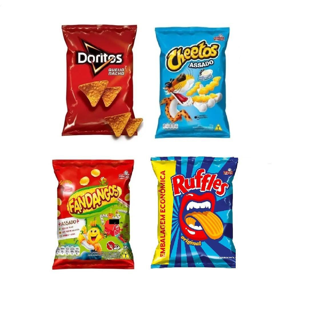 Elma Chips Cheetos + Doritos + Fandangos + Ruffles 50un