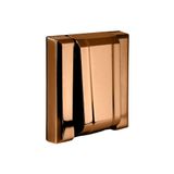 Acabamento Tampa Descarga P Hydra Luxo Metal Rose Gold Luxo