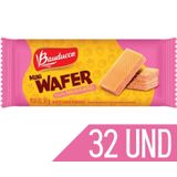 Biscoito Bauducco Mini Wafer Sachê 30g Sabor Morango - 32 Und