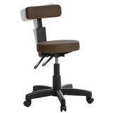 Cadeira Mocho Ergonômica Estética Dentista Rv Marrom