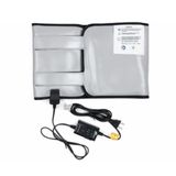 Manta Térmica Estek Abdominal Luxo 27x97cm Prata 110v