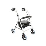 Andador Adulto 4 Rodas com Assento e Cesto D12 Dellamed