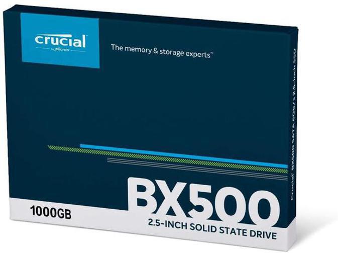 Hd Ssd Crucial Bx500 1tb Leitura 540 Mb/s Sata 6 Gb/s 2,5&#39;&#39;&#39;