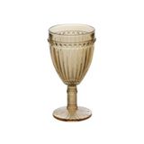 TAÇA ÁGUA DE VIDRO EMPIRE AMBAR METALIZADO - 325ML - 6UN