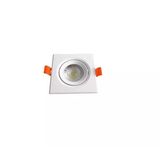 Spot Super Led 7w Lampada Quadrada - 2700k Branco Quente