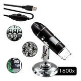 Microscópio Digital Usb Zoom 1600x Camera 2.0mp Profissional