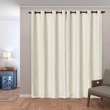 Cortina Blackout Pvc Voil Xadrez 2,80m X 2,30m - Bege