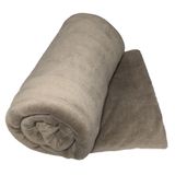 Manta Queen Blush Felpuda Bege 2,40x2,20m
