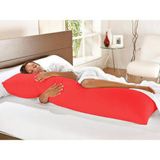 Travesseiro De Corpo Gigante Star Com Fronha Vermelho