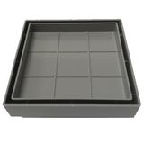 Ralo 10x10 Oculto Seca Piso/ Porcelanato Inteligente Cinza